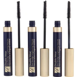 Estee Lauder Double Wear Zero Smudge Lengthening Mascara Trio - # 01 Black 3x