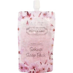 Popo Labo Sakura Sleep Pack Gel Facial Mask